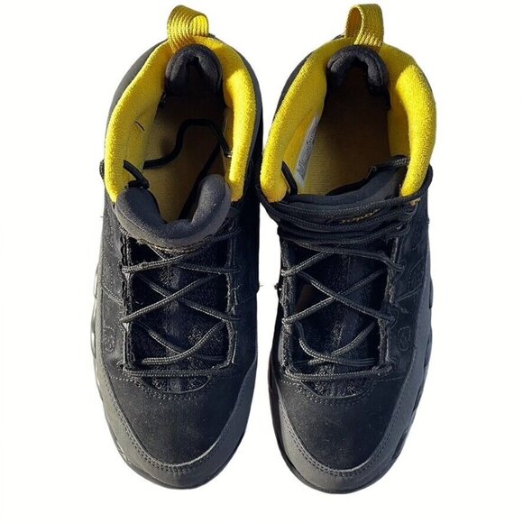 Air Jordan 9 Retro Nike Tennis Shoes High Top Dark Charcoal Sneaker Kids Size 3Y - Picture 12 of 12